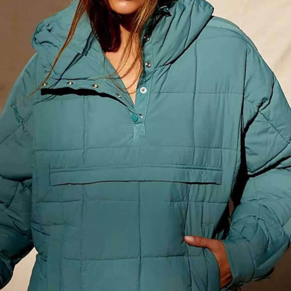 Quilted packable pullover performance puffer new in package medium